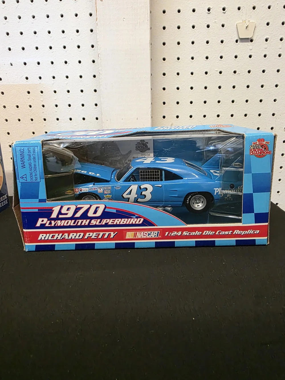 Nascar Richard Petty 1970 Plymouth Superbird Die-Cast Car - Light Blue